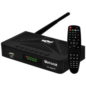 Aparelho Alphasat Wow Bivolt Full Hd Wi-Fi